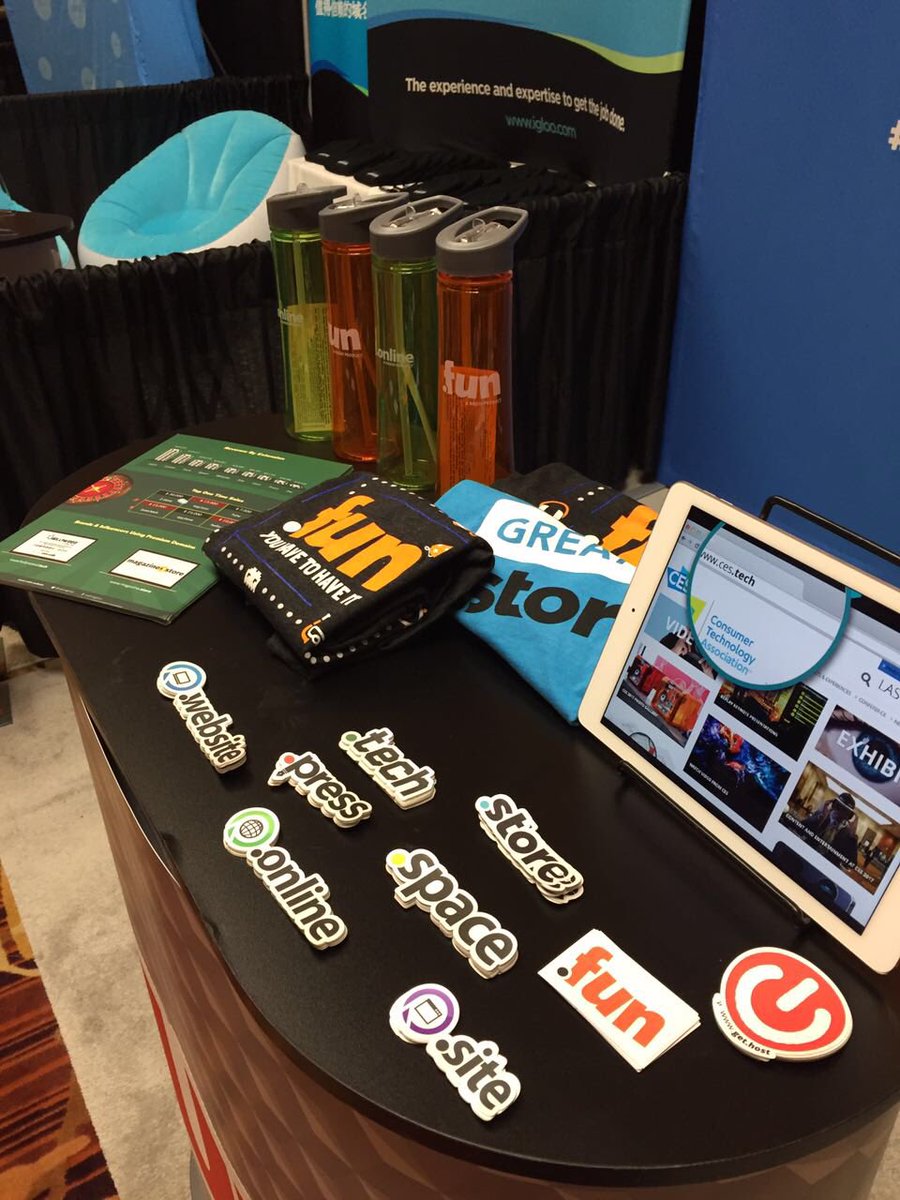 RadixRegistry's tweet photo. T-shirts, stickers and a lot of FUN! Drop by booth number 5 at #NamesCon for all this & a chat! #NamesCon17 #dotFun https://t.co/Ayr1EnBv83