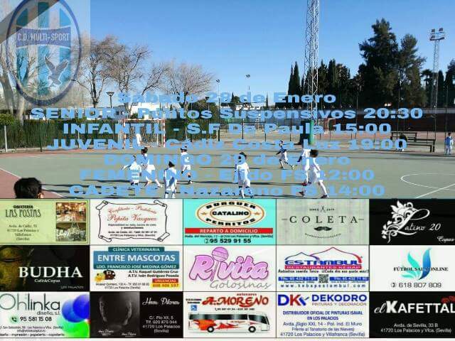 Fin de semana de futsal en el Jose Moral.

Te esperamos el sábado y domingo con todos nuestros equipos disputando su partido como local!!!