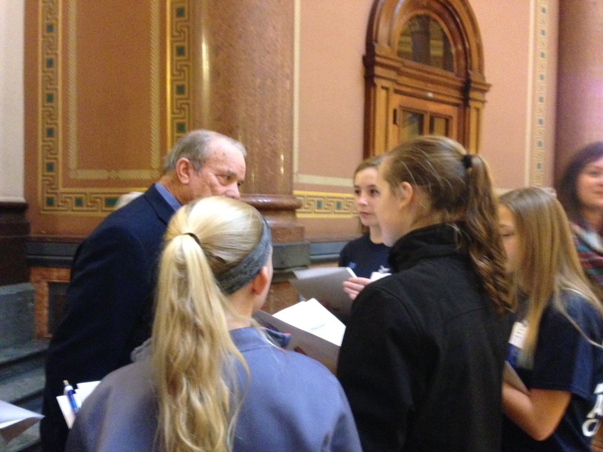FCMS Student Council lobbying with the American Cancer Society #DayattheCapitol #doingourpart #awesomekids