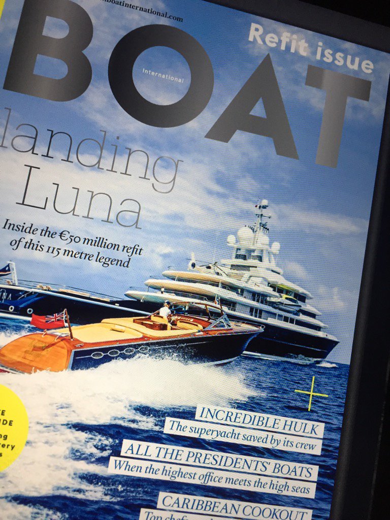 BurgessMarine's tweet image. The #Refit Issue. Always good to see what we do in print! Thank you @boatint. Think #refits think at @BurgessMarine.
