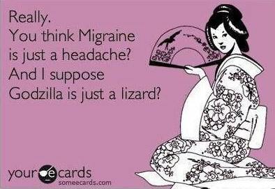 KellyLottsMM's tweet photo. A migraine isn't #JustAHeadache. There's a difference, a BIG difference. #migraine #spoonie https://t.co/7CjFnAYSXf