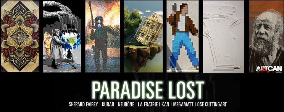 BonPlanUrbain's tweet photo. L'expo 'Paradise Lost' à découvrir jusqu'au 24 février à la @ArtCanGallery #Montpellier #streetart #arturbain  https://t.co/lesJxWVIhn https://t.co/9DWbYtaONo
