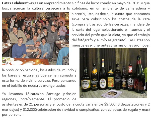 Que son Catas Colaboratibvas? Aun no nos conoces?