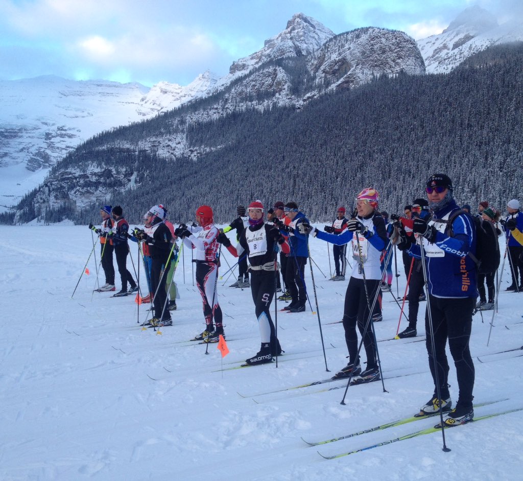 lilideluxe's tweet photo. Thanks to the organizers & volunteers of the #LakeLouisetoBanffLoppet @FairmontHotels #xcski #LL2B A wonderful day. @bigparkapeople https://t.co/PQObqTZBGq