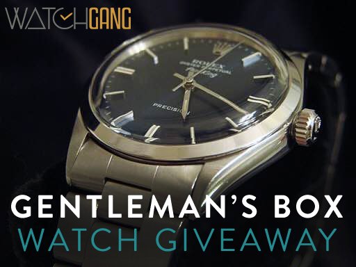 gentlemansbox's tweet photo. You can win THIS ROLEX sponsored by @TheWatchGang! Head over to https://t.co/JouHznVhMq to find out how. https://t.co/bsL1ejd2eS