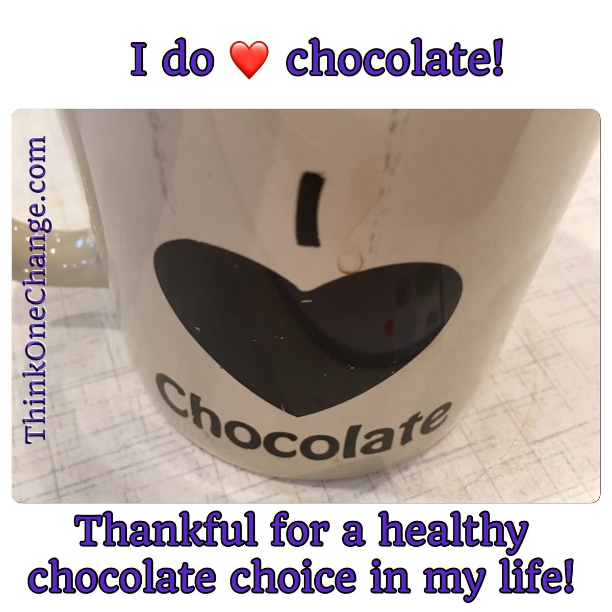FaithfulBDsigns's tweet photo. So thankful I have found a healthy way to enjoy the chocolate I love! #ThinkOneChange #OwnYourHealth #ChocolateLover #HealthyChocolate https://t.co/o4fIgNl8Xm