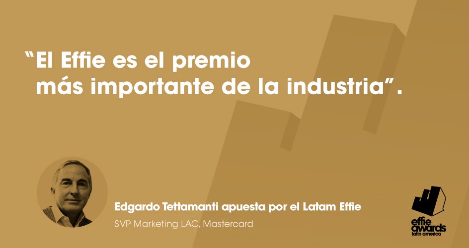 Edgardo Tettamanti, #Mastercad, sobre los #Latam #Effies: goo.gl/rfuBoq