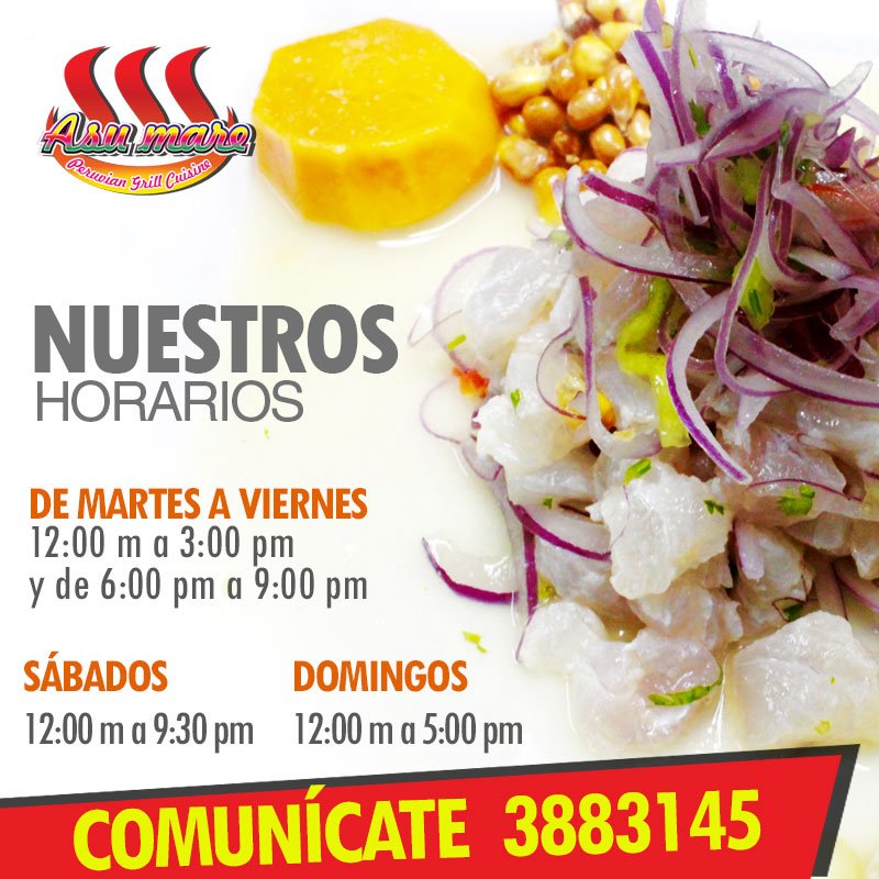 asumare_rest's tweet photo. Visítanos en horario habitual y pregunta por nuestro famoso Ceviche #AsuMare Exquisitez que solo encuentras aquí en #AsuMareRestaurante 👌🍴 https://t.co/caMDsWlpNQ