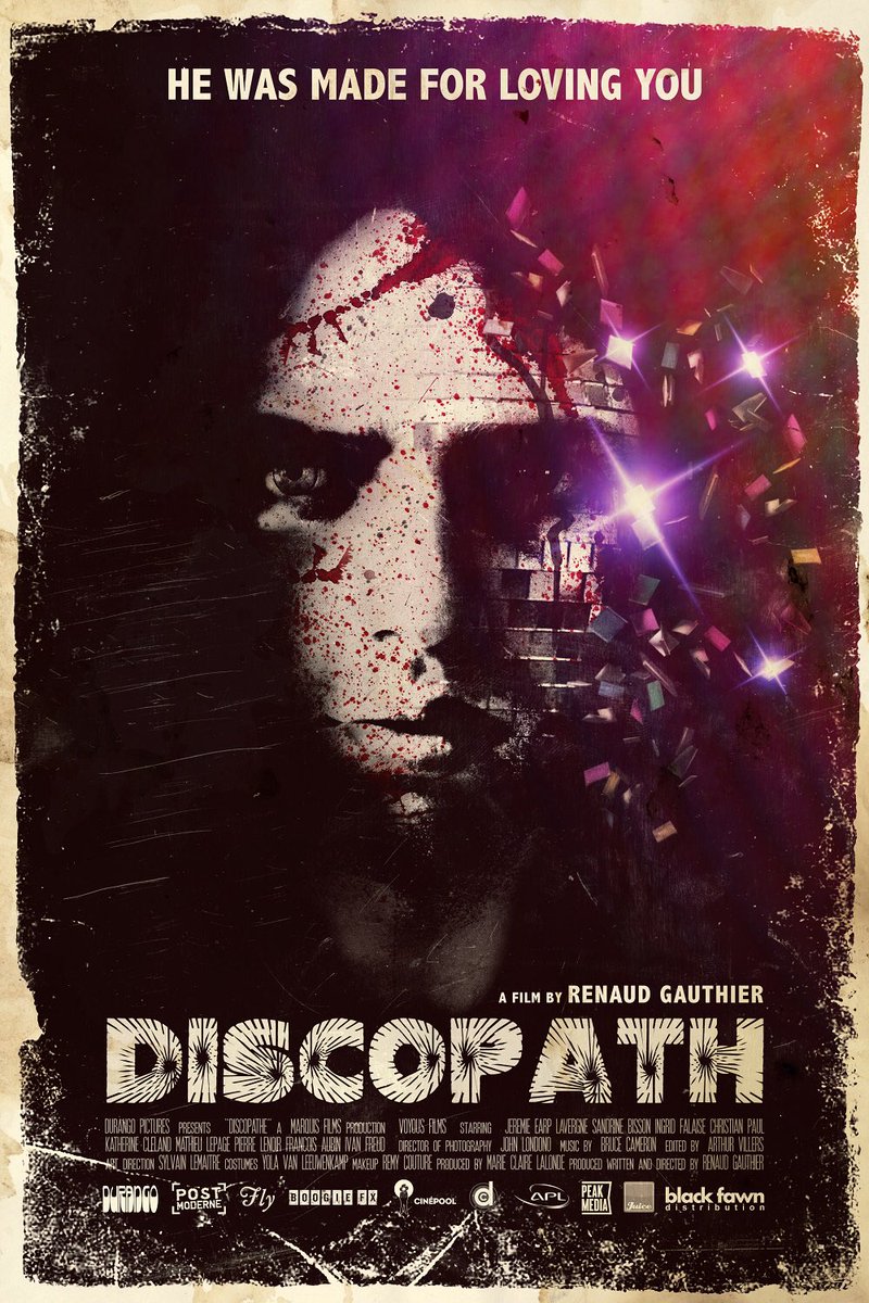blackfawndistro's tweet photo. "HE WAS MADE FOR LOVING YOU" - Discopath #mondaymotivation #loving #Discopath #horror https://t.co/dFXWAibZep
