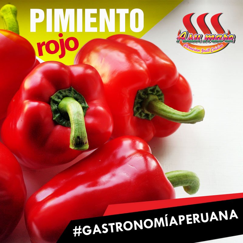 asumare_rest's tweet photo. El #pimiento es considerado un producto gourmet en #Perú. Puedes disfrutar de su explosivo sabor en cada una de las especialidades #ASuMare https://t.co/1VhQDQ8nzW