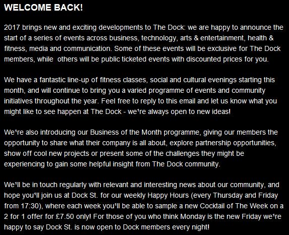 TobaccoDockLon's tweet photo. .@thedocklon is a #community like no other. Check out the new programme of events! #TheDockEvents https://t.co/3Cbts6peHl