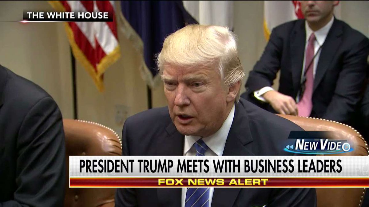 FoxNews's tweet photo. President Trump: “We want to start making our products again. We don’t want to bring them in. We want to make them here." https://t.co/3KfV3vMruk
