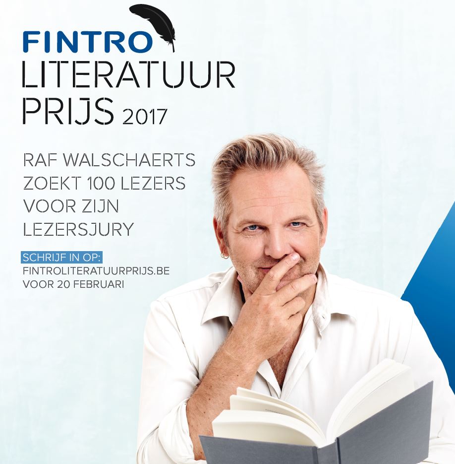 FintroLitprijs's tweet photo. Raf Walschaerts zoekt 100 lezers voor de Lezersjury van de Fintro Literatuurprijs. Kandidaat? Schrijf je nu in: https://t.co/Ic92eHbZtZ https://t.co/bjkAuynV1F