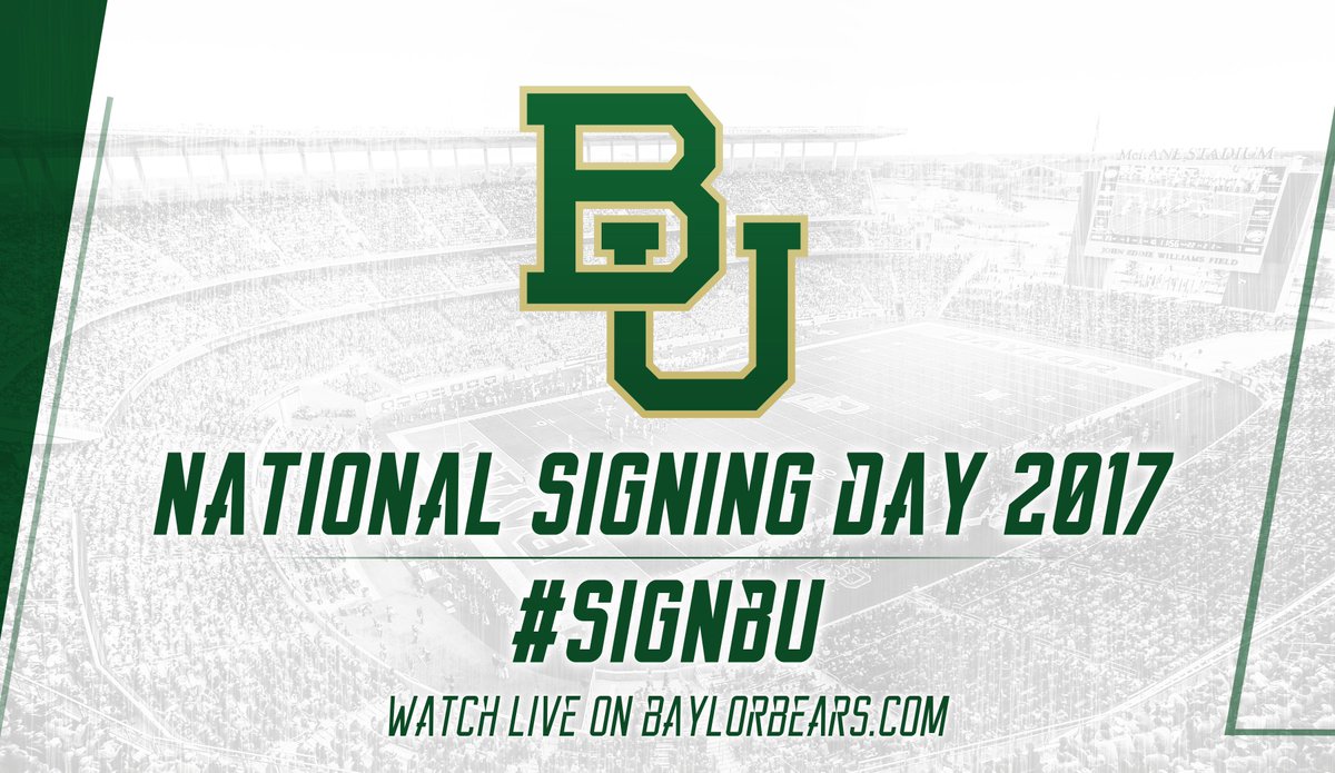 BUFootball's tweet image. One week from Wednesday... Don't miss Inside #SignBU 🖊2017:

🎥 baylorbears.com/collegesportsl…

#SicEmSquad17 #BaylorLit 🏈