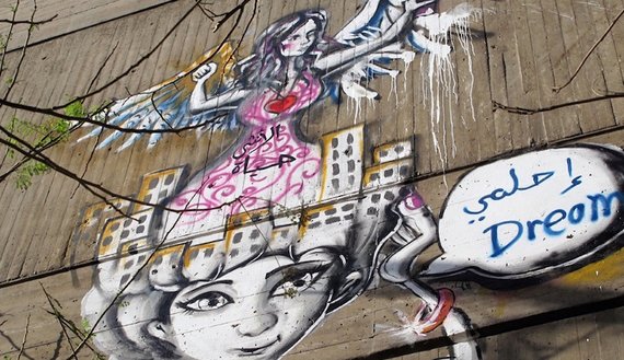 Challenges facing women in #Egypt revealed through street graffiti. #womensrights #genderequality <a href="/WomenOnWalls/">Women On Walls</a> bit.ly/2kjJc5J