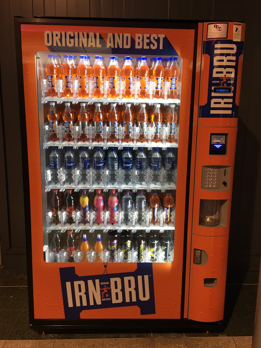 DesignCaledonia's tweet image. 🔶🔸The most ginger of fridges @scotlandstradefair 🔸🔶