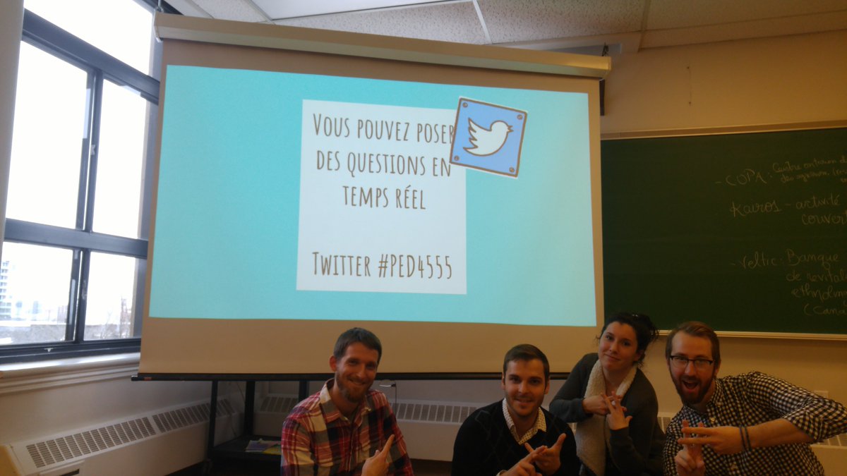 Pierr3Cook's tweet image. Des mots-clics # pendant notre présentation en éducation autochtone... Questions et commentaires sur place ! #PED4555 #PED4760