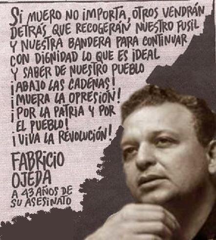 genkerve_psuv's tweet photo. La línea justa es Luchar hasta Vencer!! Comandante Fabricio Ojeda, Heroico Guerrillero! 23 de Enero @BloqueDePatria  #ConFabricioAlPanteon https://t.co/masR2MOhdP