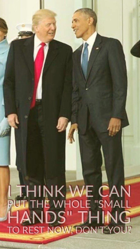 99GR81's tweet photo. @KBAndersen thought you'd get a laugh from this. #SmallMinded #SmallHanded https://t.co/jJ9Eerja8m