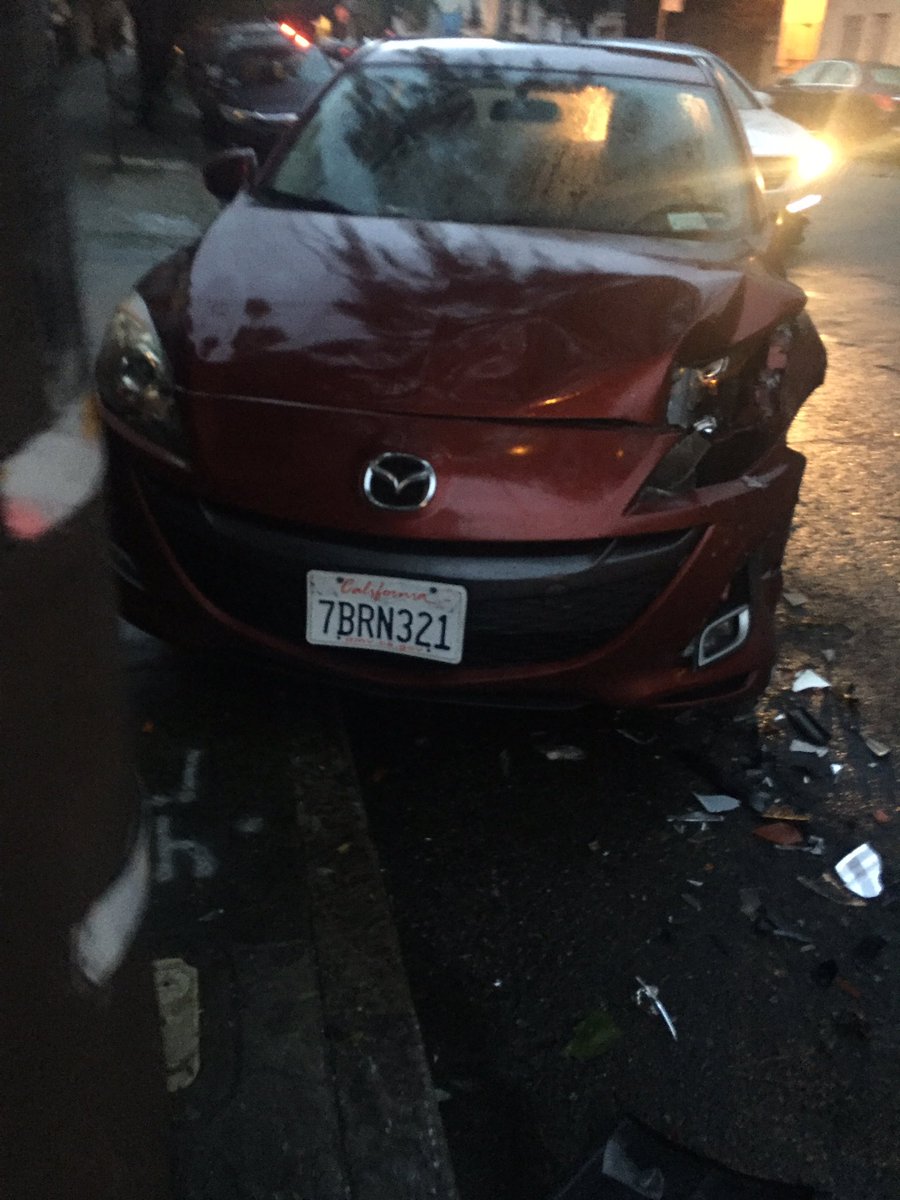 LowerHaight's tweet photo. Non-Injury hit &amp; run this morning in front of 405 Waller Street. Small pick-up truck see fleeing the scene. https://t.co/zIkRodM6FW