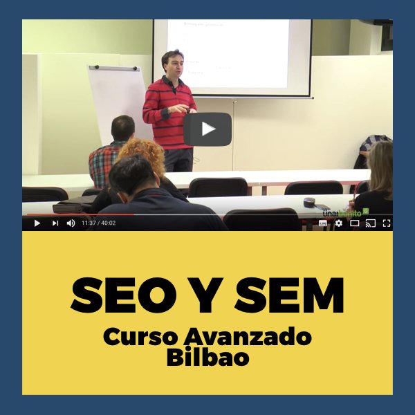 📢📢 📢 Cursos Avanzados de #SEO y #SEM
Viernes y sábados en #Bilbao
¡Aprovecha los descuentos!
costeporclic.com/google-adwords…