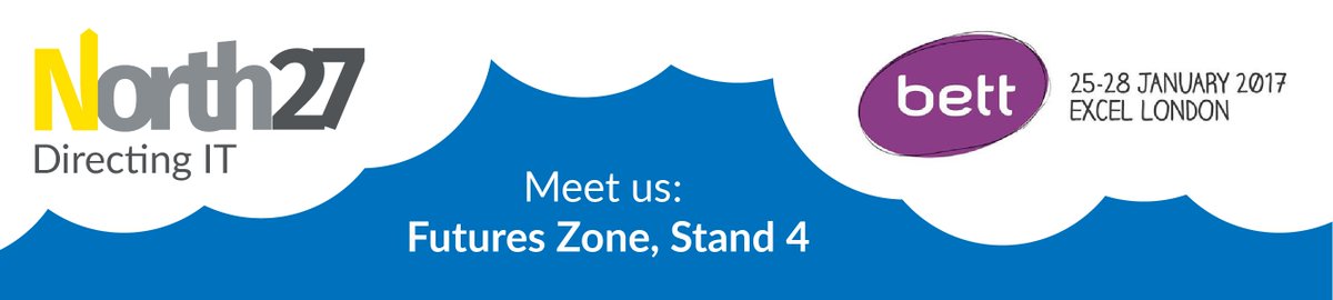 I’m excited to say that North27 with be exhibiting at BETT this week! Please do pop along and say hello. #Bett2017 #EdTech #bettfutures