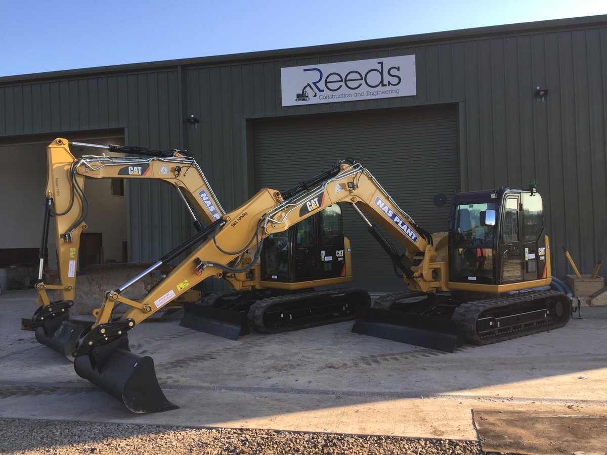 ReedsLtd's tweet photo. Baram ltd (Naz plant) taking delivery of their first two  CAT 308e2's from @ReedsLtd https://t.co/bcJKHFZJ9m