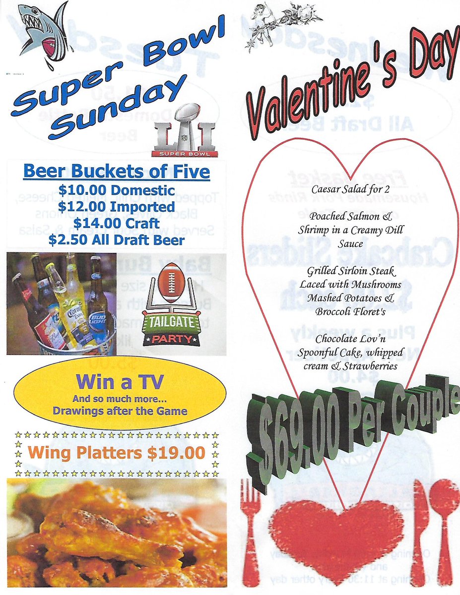 Winter Specials at Gallagher's Sports Bar &amp; Grill are the best!!!