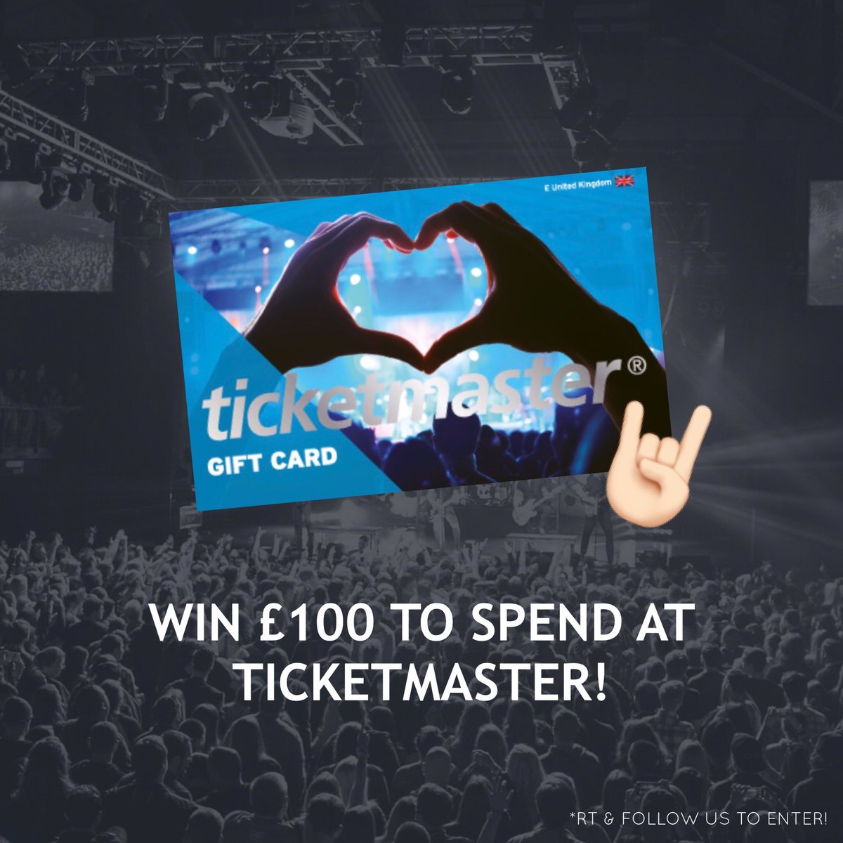 Win £100 Ticketmaster voucher! Follow us and RT to enter! #Competition #Win Good luck! 😎🤘🏻