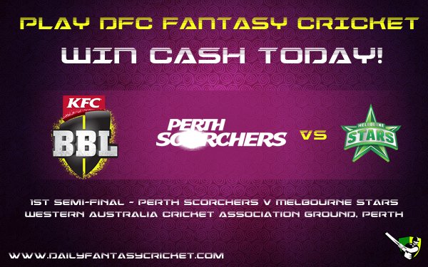 Cric_fantasy's tweet photo. #BBL #1stSemiFinal #PSvMS - Play Fantasy @DFantasyCricket &amp; WIN Free Cash, Today! https://t.co/jhEhcOGEKh
#DFC #FantasyCricket #WINFreeCash https://t.co/FAq9hDC1dL