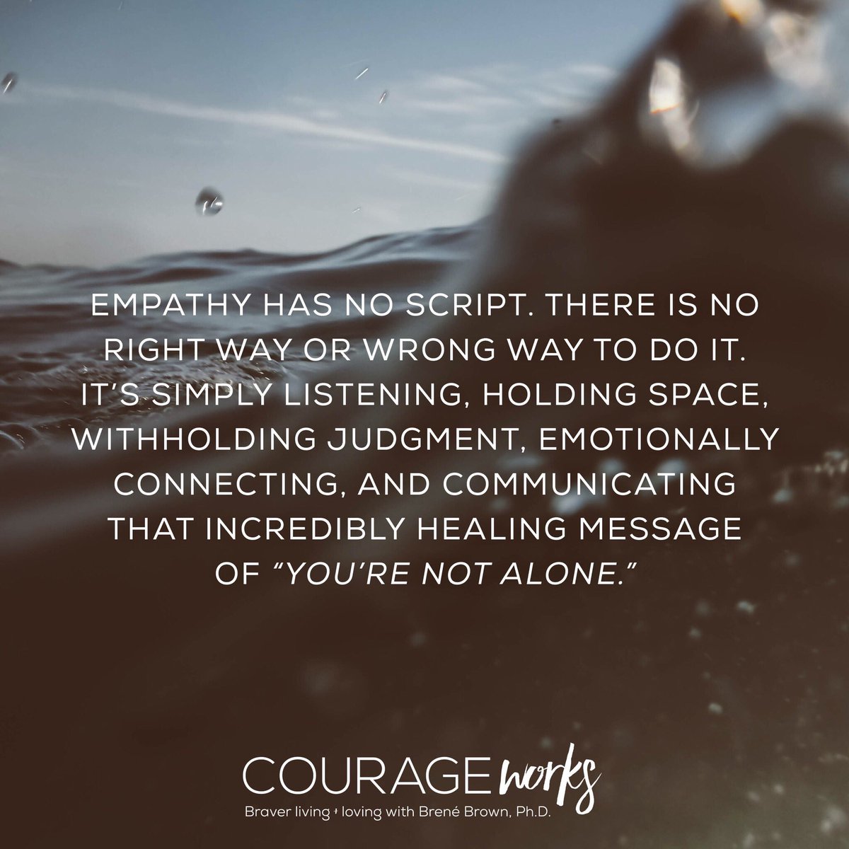 Leaders, don’t act as if all is business as usual. Acknowledge these unbelievably difficult times. Even if business-as-usual conversations need to be had, try starting with empathy. 6/