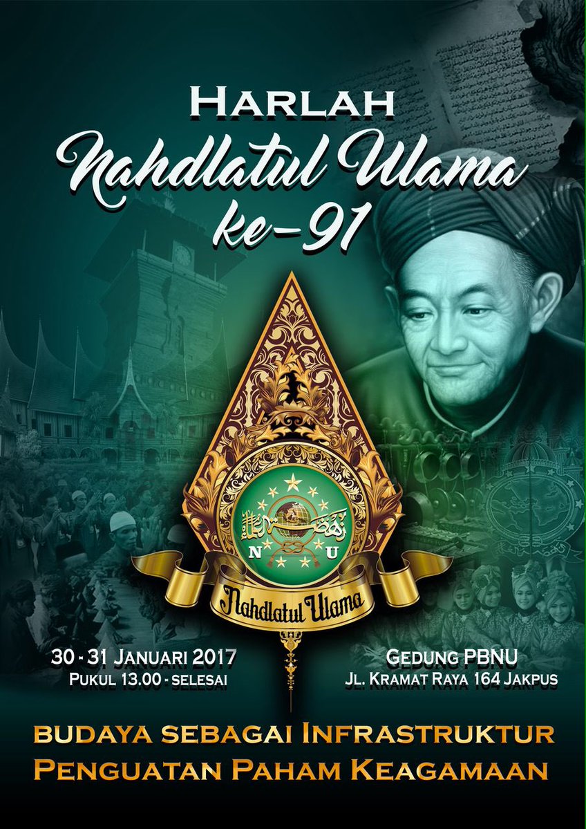 Nutizen's tweet photo. Monggo, HARLAH NU ..... #Islam #Muslim #BelaIslam #AksiBelaIslam #Harlah #KhittahNU #NahdlatulUlama #Ulama #BackToKhittah https://t.co/ZgwIHO7QUF