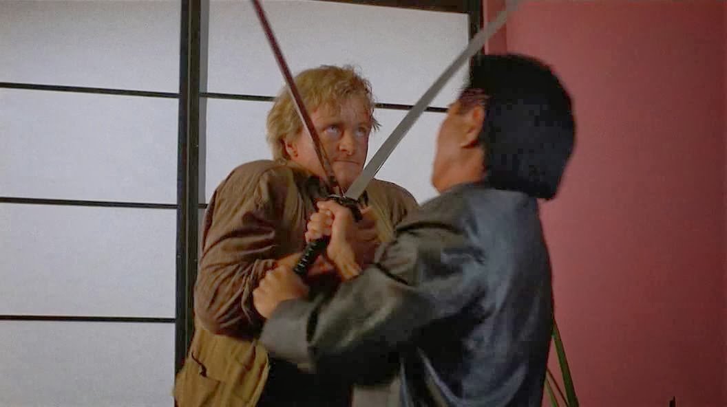 A happy 73rd Birthday to Rutger Hauer, who seems somewhat distracted during this deadly sword fight. 