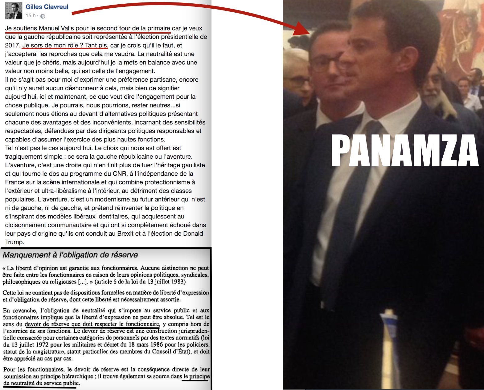 Dérapage du clan Valls : le préfet Clavreul enfreint son devoir de réserve