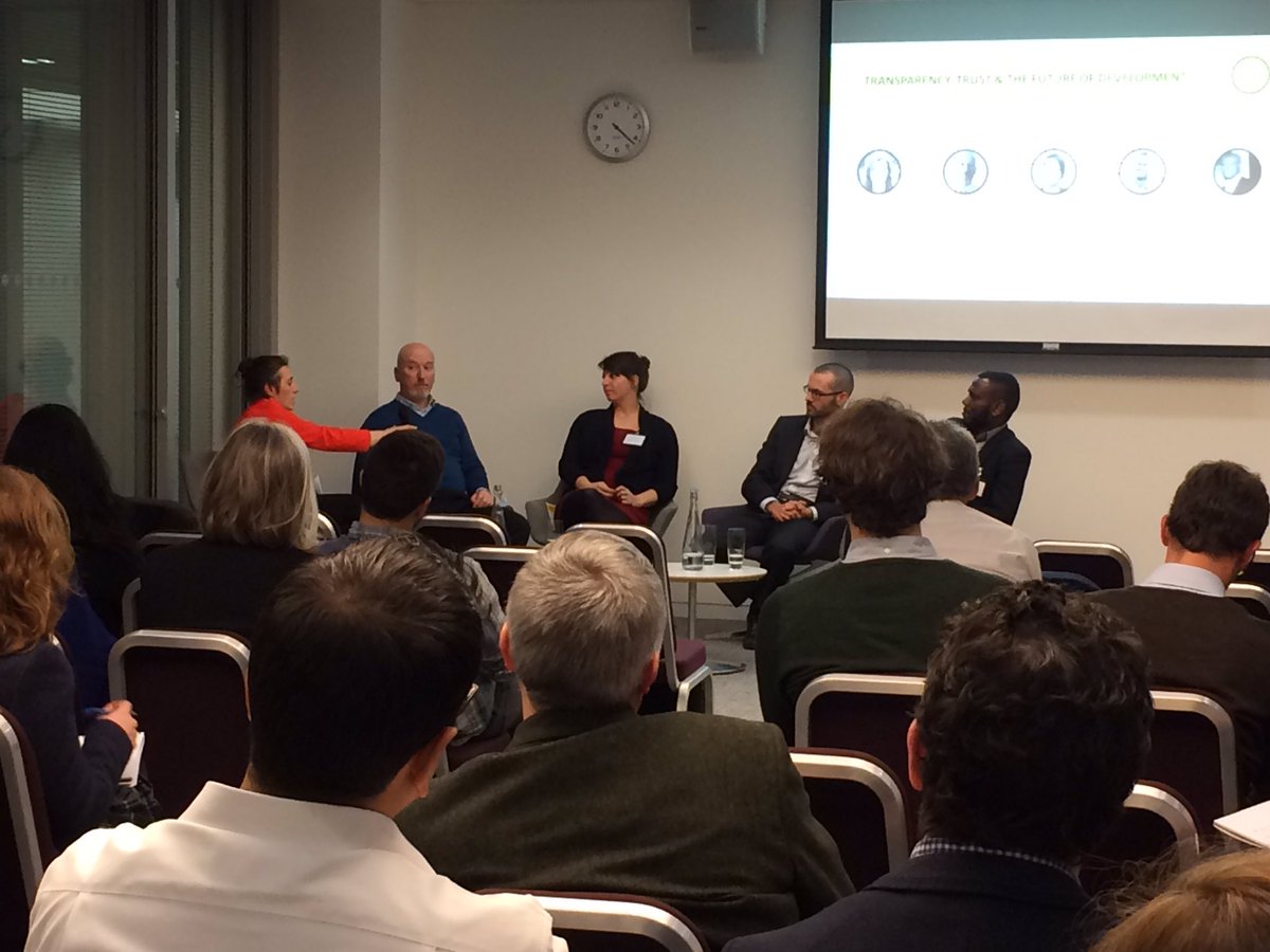 Insightful session discussing #transparency in the #GlobalDev sector. #RedefiningAid