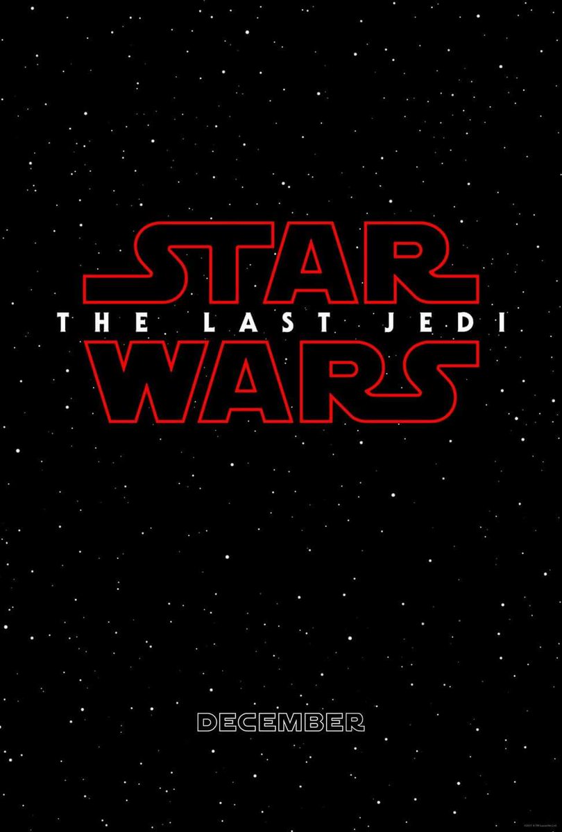 Les compartimos el nombre oficial de "Star Wars Episodio VIII"  "The Last Jedi" (El Ultimo Jedi)