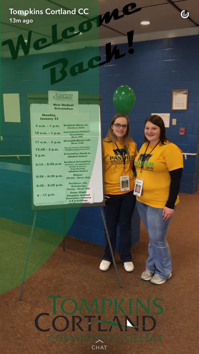 TC3StudentLife's tweet photo. Check out our Welcome Week Snapchat filter! #TCWelcomeWeek https://t.co/h8HohzUP1c
