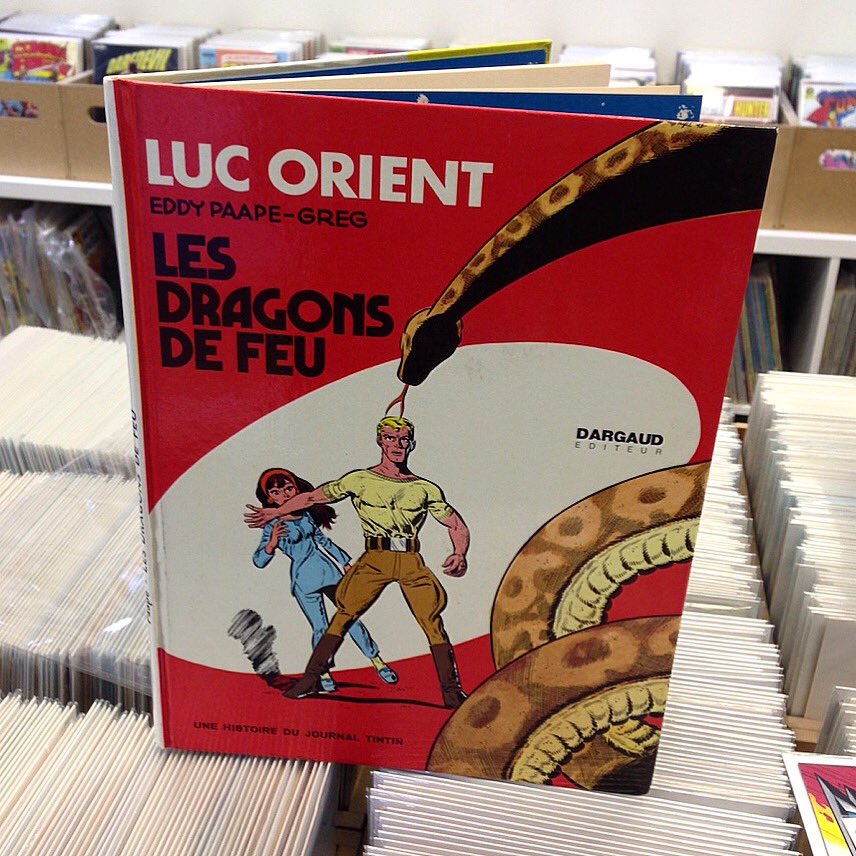 redflackcomics's tweet photo. En la tienda: Les dragons de feu-Luc Orient #1 (Dargaud, 1969) #LucOrient https://t.co/E7JyOMXn17