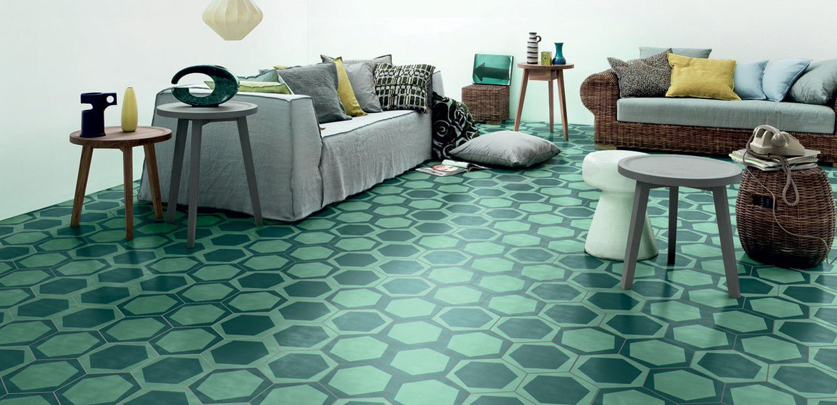 CeramicBenuzzi's tweet photo. Un lunedì sera di riposo con Pavimento #Cementine di @Bisazzaofficial . 
Collezione India Mahdavi serie Lucy 14. https://t.co/40RPsUOerx