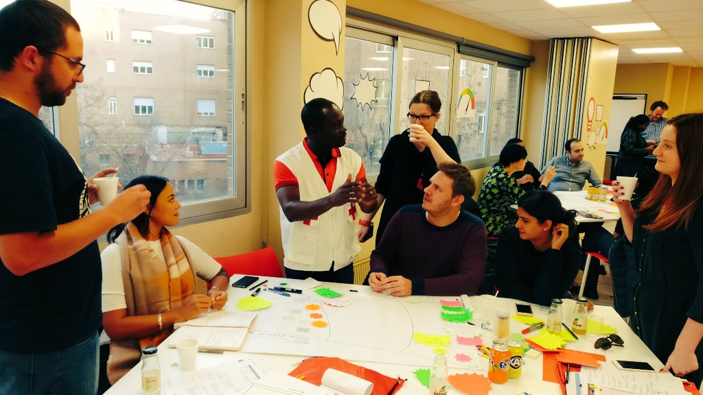 aloha_futures's tweet photo. Brilliant group at #IFRCGIA working through a scenario simulation on the futures of tourism in Madrid @Federation https://t.co/uKh9mXLREM