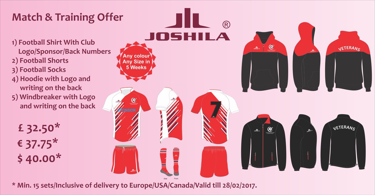 joshilasports's tweet image. Match &amp;amp; Training Offer...........