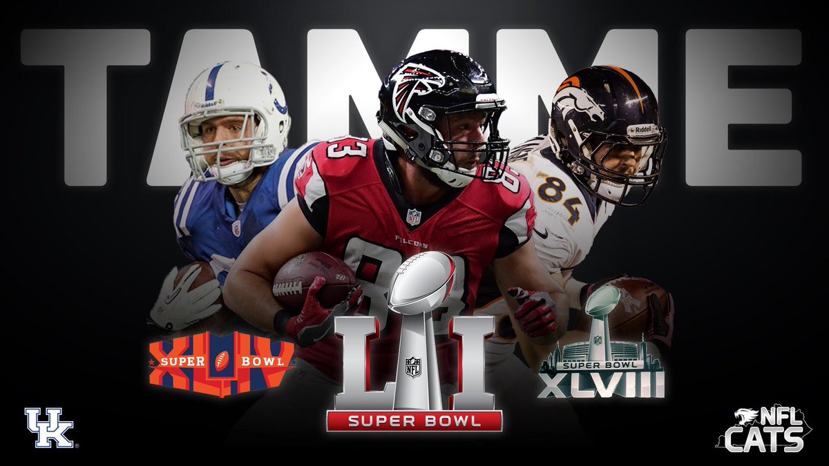 Congrats to former Wildcat, <a href="/JacobTamme/">Jacob Tamme</a> and the <a href="/AtlantaFalcons/">Atlanta Falcons</a> as they head t.... tmi.me/1fht4n