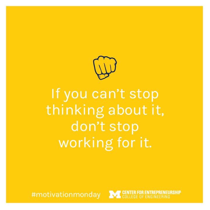 This week, dedicate yourself to working harder. It's your time to shine! Let's get down to it 👊 #MotivationMonday