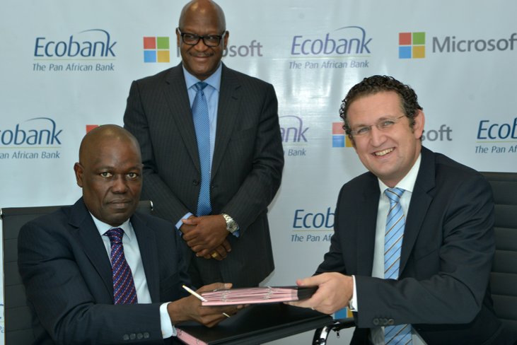 GroupEcobank's tweet photo. Microsoft and Ecobank agree to drive #digital transformation in #Africa https://t.co/UKp41PzUm9 https://t.co/Axy8tTVrdc