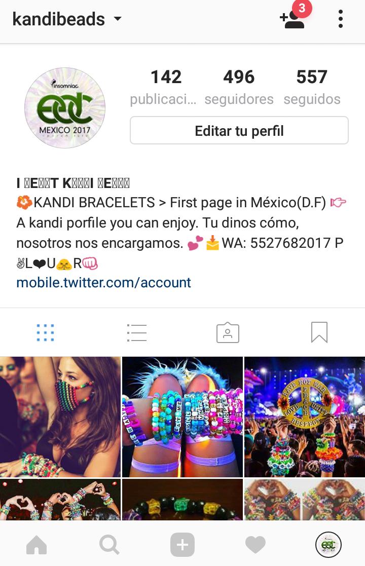 kandibeads's tweet photo. KANDI KIDS ¡¡ estamos a nada de 500 seguidores, regalo una kandi cuff a mi segudor #500 !! #edcmx2017 #edcmx https://t.co/gUUwkAuxHg