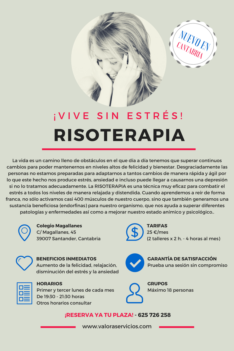 aprietofalla's tweet photo. A partir de febrero, grupo de trabajo mensual de #Risoterapia en #Santander vía @ValoraServicios https://t.co/MoAJiHiHx4