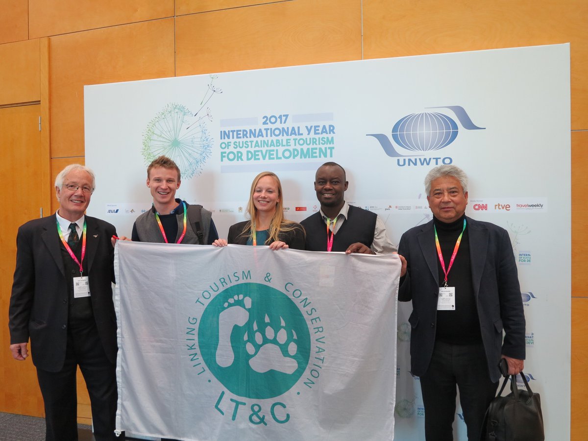 LTandC's tweet photo. 5 LT&amp;C penguins at launch of the International Year of #Sustainable #Tourism for #Development; @UNWTO  https://t.co/TS14h2bENG https://t.co/5ZbA0yJbIA