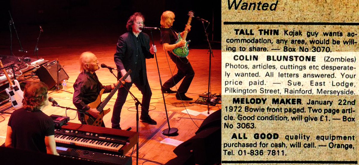 gordo_rob's tweet photo. @ColinBlunstone1 @TheZombiesMusic @ProgMagazineUK @thesidsmith
From Sounds magazine January 17th 1976
#prog #TheZombies #odysseyandoracle https://t.co/WKQPO7NVKJ