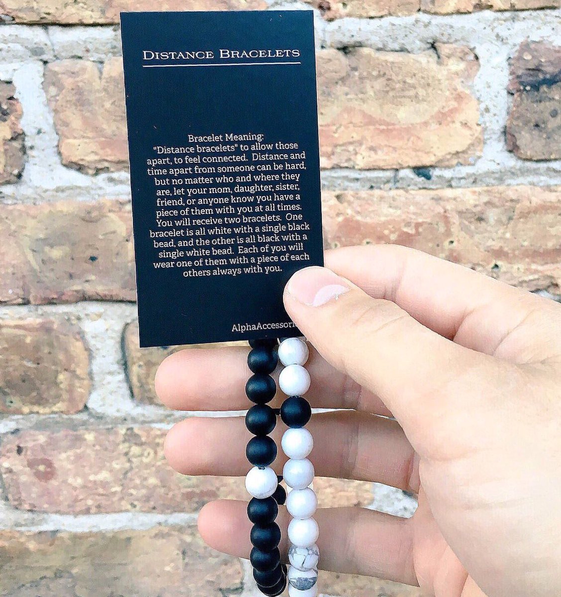NEEEEEED These Distance Bracelets! ⚪️⚫️❤️😫😍

They're on Sale AlphaAccessories.Co