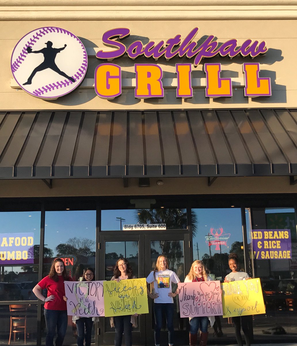 Come out tonight and support Mrs. Veith &amp; her family tonight at Southpaw Grill!!!